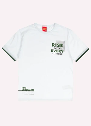 Kyly - Conjunto Infantil Menino Lettering Branco - KYLY
