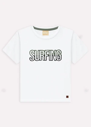 Milon - Conjunto Infantil Menino Lettering Branco - MILON
