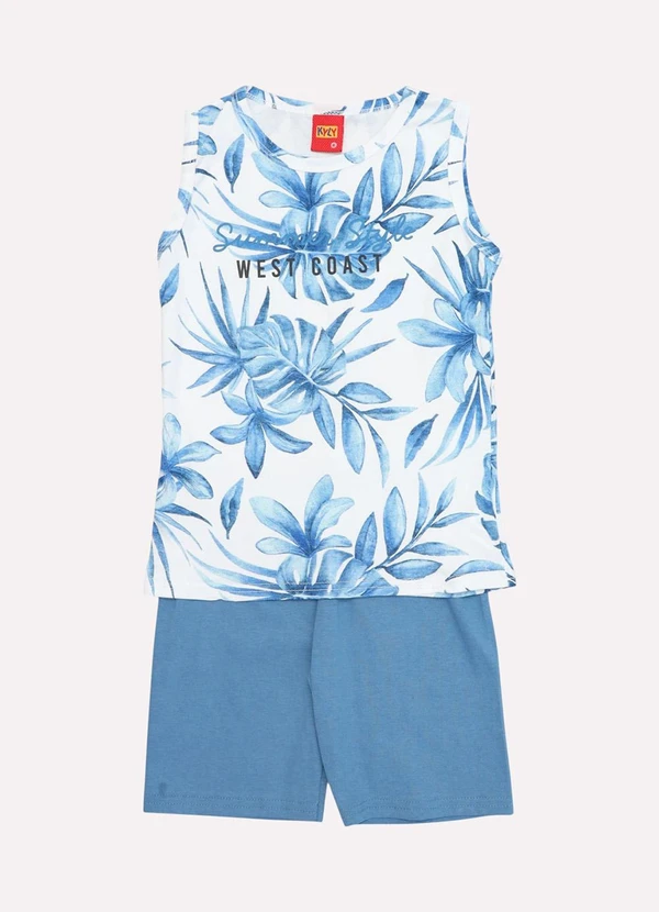 Kyly - Conjunto Infantil Menino Lettering Branco 2