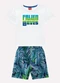 Kyly - Conjunto Infantil Menino Lettering Branco - variação: Branco