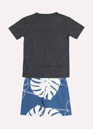 Kyly - Conjunto Infantil Menino Lettering Cinza - KYLY