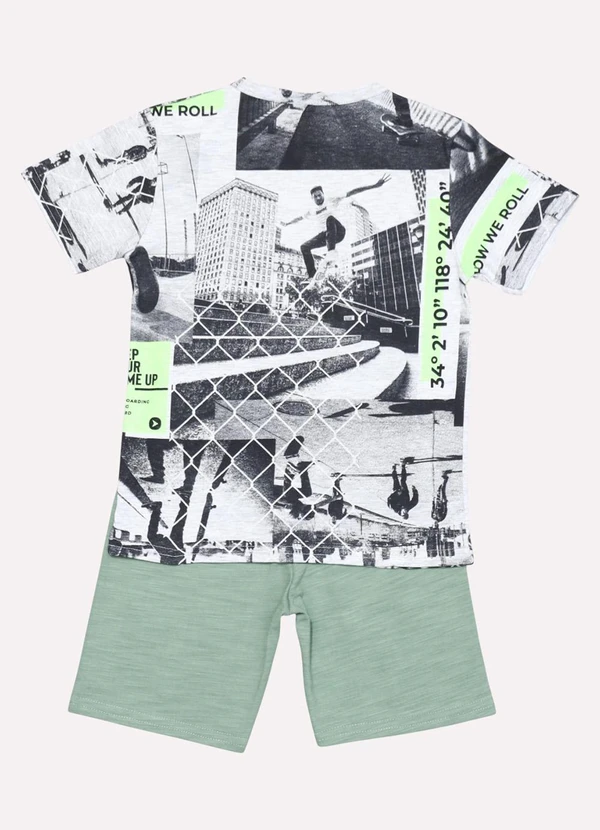 Kyly - Conjunto Infantil Menino Lettering Cinza 3