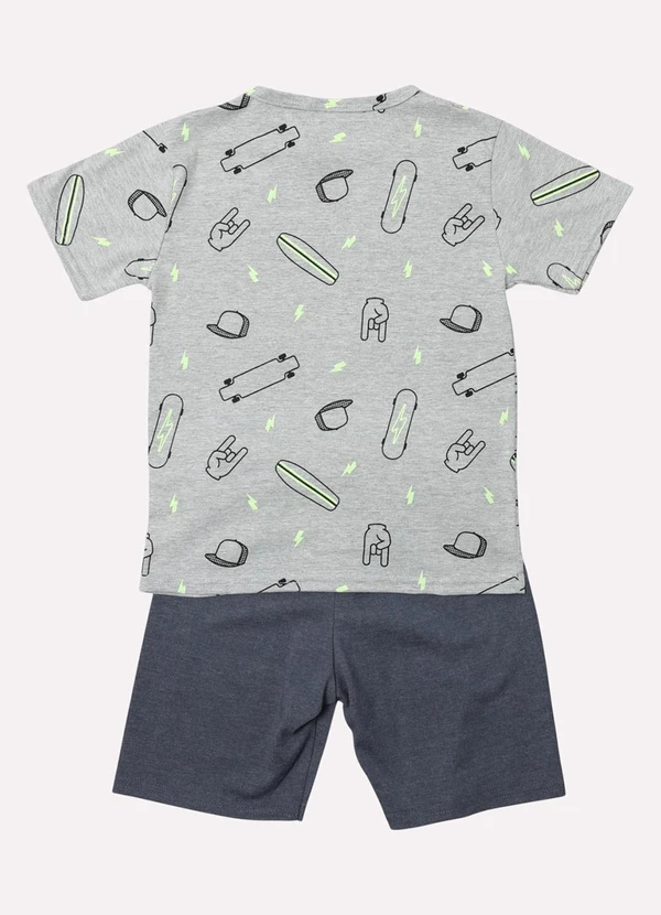 Kyly - Conjunto Infantil Menino Lettering Cinza 3
