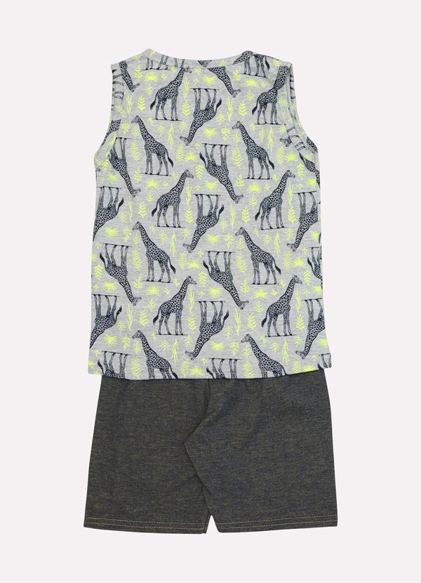 Kyly - Conjunto Infantil Menino Lettering Cinza 3