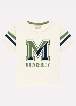 Milon - Conjunto Infantil Menino Lettering Cinza - MILON