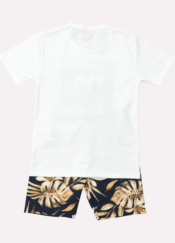 Kyly - Conjunto Infantil Menino Lettering Off White 3