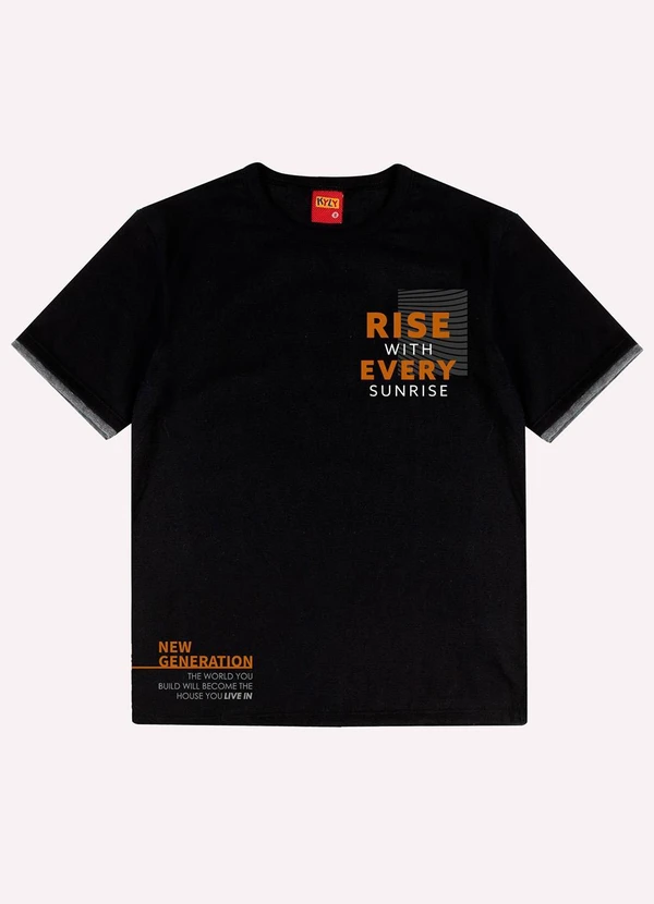 Kyly - Conjunto Infantil Menino Lettering Preto 2