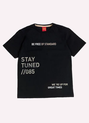 Kyly - Conjunto Infantil Menino Lettering Preto - KYLY