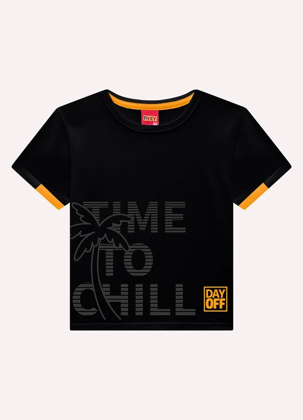 Kyly - Conjunto Infantil Menino Lettering Preto 3