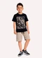 Kyly - Conjunto Infantil Menino Lettering Preto - variação: Preto