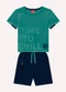 Kyly - Conjunto Infantil Menino Lettering Verde - variação: Verde