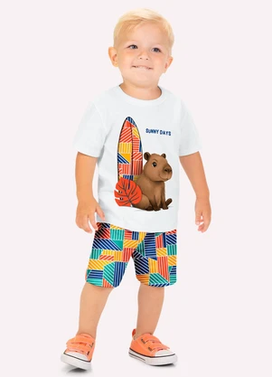 Kyly - Conjunto Infantil Menino Lettering Verde - KYLY