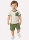Kyly - Conjunto Infantil Menino Lettering Verde - variação: Verde