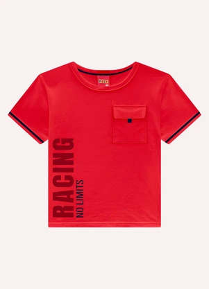 Kyly - Conjunto Infantil Menino Lettering Vermelho - KYLY