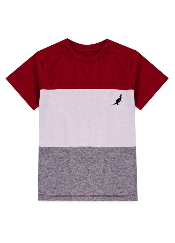 Rosa Azul - Conjunto Infantil Menino Listra Kangulu Bordô 2