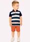 Milon - Conjunto Infantil Menino Listrada Cinza - variação: Cinza