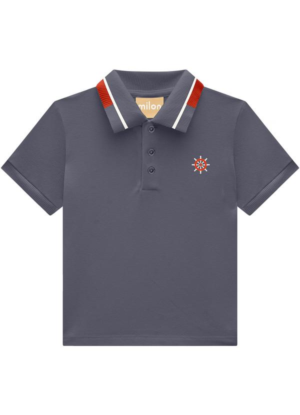 Milon - Conjunto Infantil Menino Listrado Cinza 2