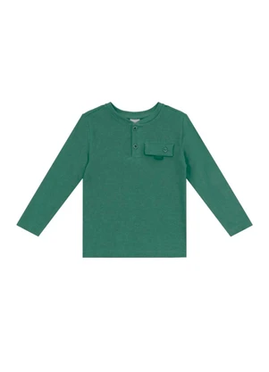 Mundi - Conjunto Infantil Menino Listrado Verde - MUNDI