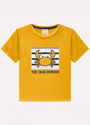 Milon - Conjunto Infantil Menino Listras Amarelo - MILON
