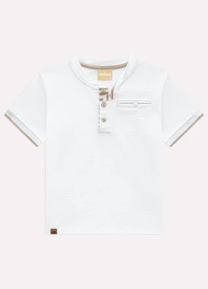 Milon - Conjunto Infantil Menino Listras Branco - MILON