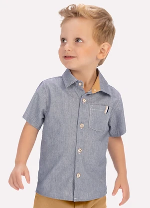 Milon - Conjunto Infantil Menino Listras Azul - MILON