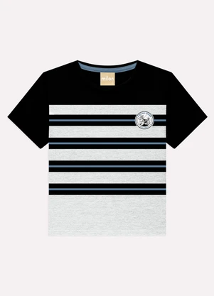 Conjunto Infantil Menino Listras Milon (Cinza) - MILON