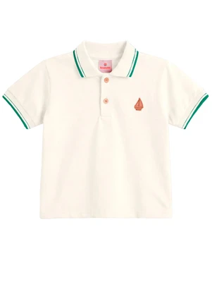 Brandili - Conjunto Infantil Menino Meia Malha Bege - BRANDILI
