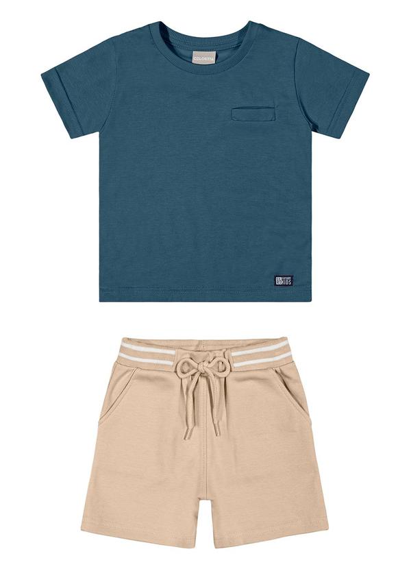 Colorittá - Conjunto Infantil Menino Moletom Colorittá Azul