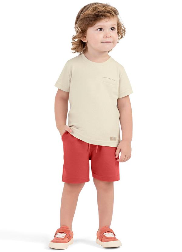 Colorittá - Conjunto Infantil Menino Moletom Colorittá Bege