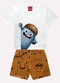 Kyly - Conjunto Infantil Menino Monstrinhos Branco - variação: Branco