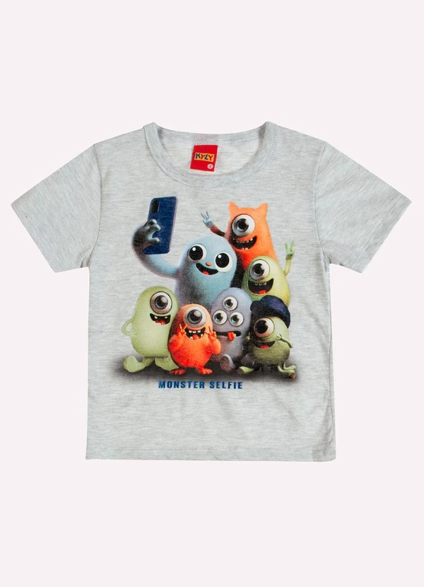 Kyly - Conjunto Infantil Menino Monstrinhos Cinza 2
