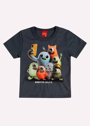 Kyly - Conjunto Infantil Menino Monstrinhos Cinza - KYLY