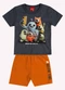 Kyly - Conjunto Infantil Menino Monstrinhos Cinza - variação: Cinza