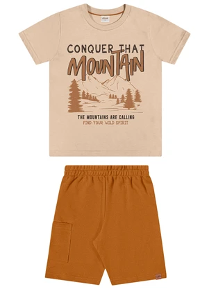 Elian - Conjunto Infantil Menino Mountain Bege - ELIAN