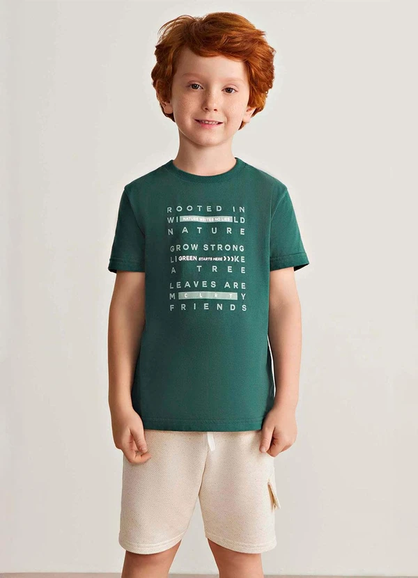 Colorittá - Conjunto Infantil Menino Nature Puff Verde
