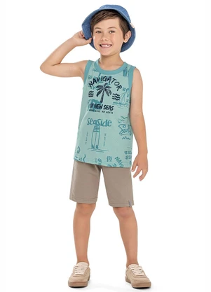 Elian - Conjunto Infantil Menino Navegador Azul - ELIAN