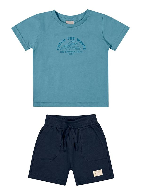 Colorittá - Conjunto Infantil Menino Onda Colorittá Azul