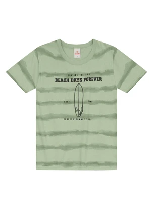 Brandili - Conjunto Infantil Menino Oversized de Surf Verde - BRANDILI