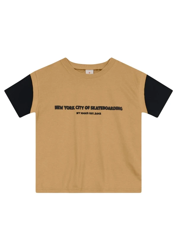 Brandili - Conjunto Infantil Menino Oversized Marrom 2