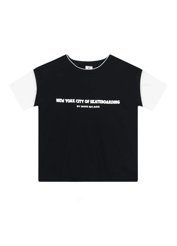 Brandili - Conjunto Infantil Menino Oversized Preto 3