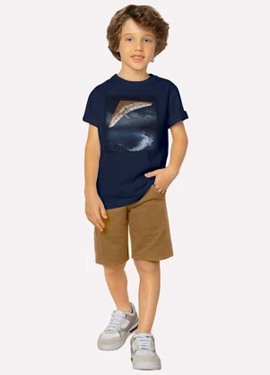 Milon - Conjunto Infantil Menino Parapente Azul Marinho - MILON