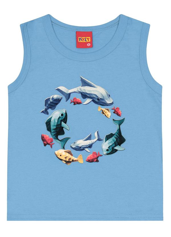 Kyly - Conjunto Infantil Menino Peixinhos Azul 2
