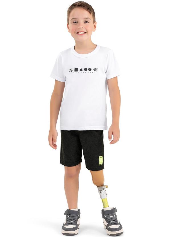 Elian - Conjunto Infantil Menino Play Elian Branco