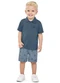Elian - Conjunto Infantil Menino Polo Lagosta Azul - variação: Azul