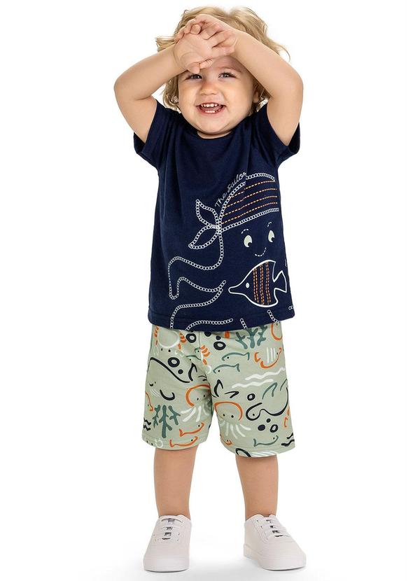 Kyly - Conjunto Infantil Menino Polvo Azul Marinho