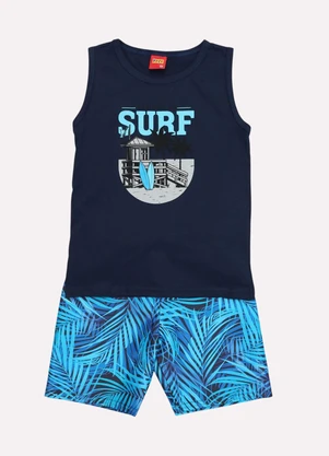 Kyly - Conjunto Infantil Menino Praia Azul - KYLY