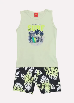 Kyly - Conjunto Infantil Menino Praia Verde - KYLY