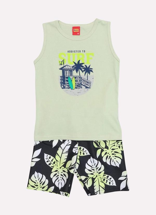 Kyly - Conjunto Infantil Menino Praia Verde