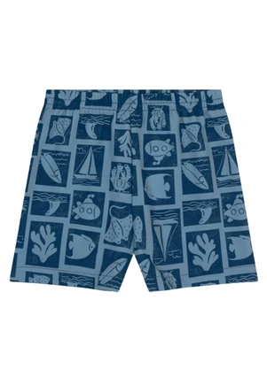 Brandili - Conjunto Infantil Menino Praiano Azul - BRANDILI