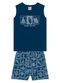 Brandili - Conjunto Infantil Menino Praiano Azul - variação: Azul